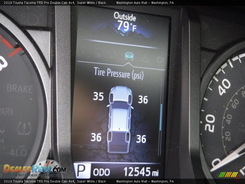 2019 Toyota Tacoma TRD Pro Double Cab 4x4 Super White / Black Photo #35