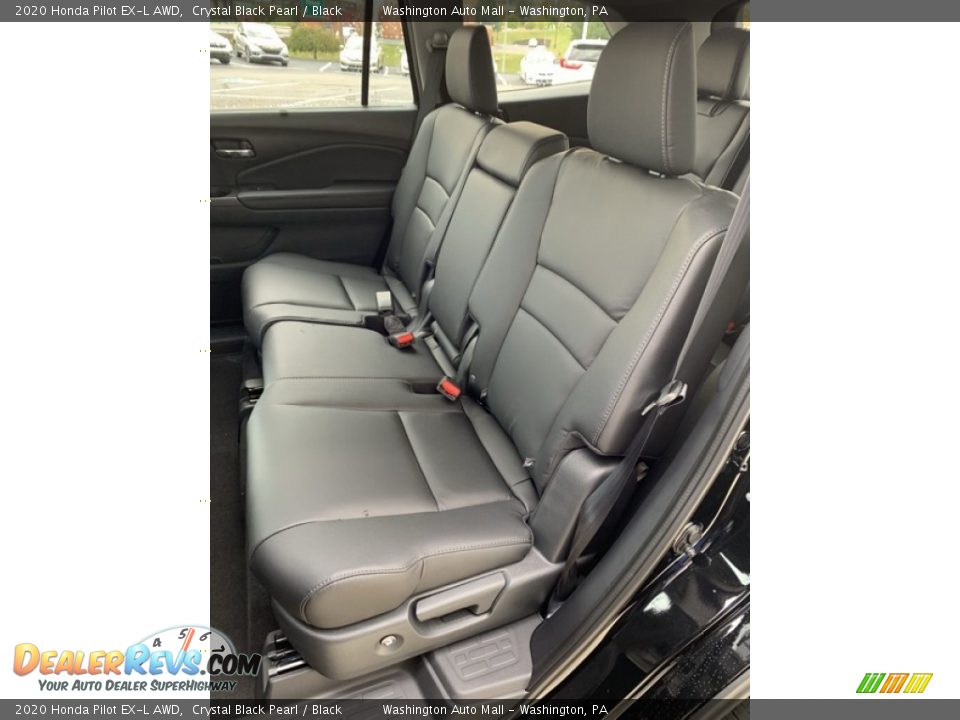 2020 Honda Pilot EX-L AWD Crystal Black Pearl / Black Photo #18