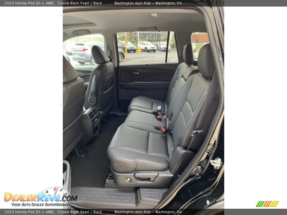 2020 Honda Pilot EX-L AWD Crystal Black Pearl / Black Photo #19