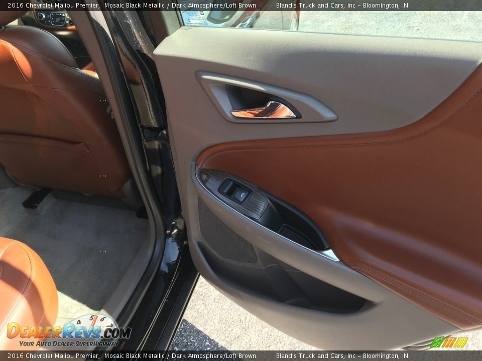 2016 Chevrolet Malibu Premier Mosaic Black Metallic / Dark Atmosphere/Loft Brown Photo #34