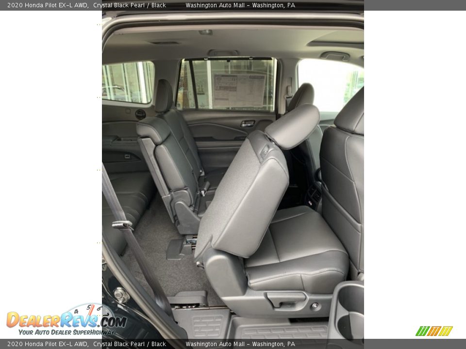2020 Honda Pilot EX-L AWD Crystal Black Pearl / Black Photo #28