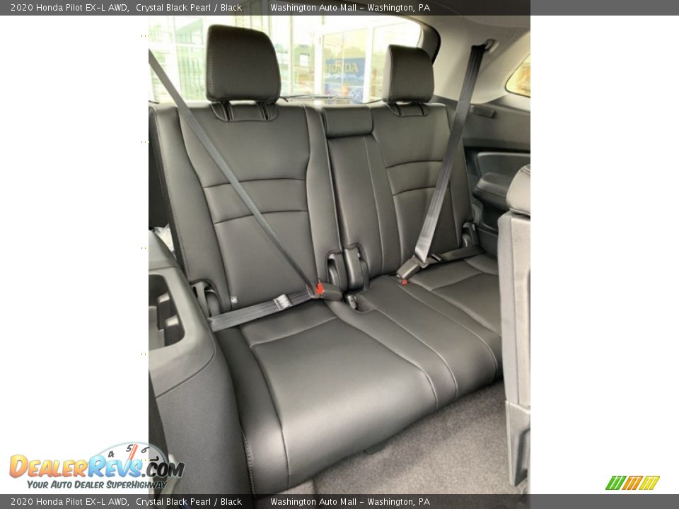 2020 Honda Pilot EX-L AWD Crystal Black Pearl / Black Photo #29