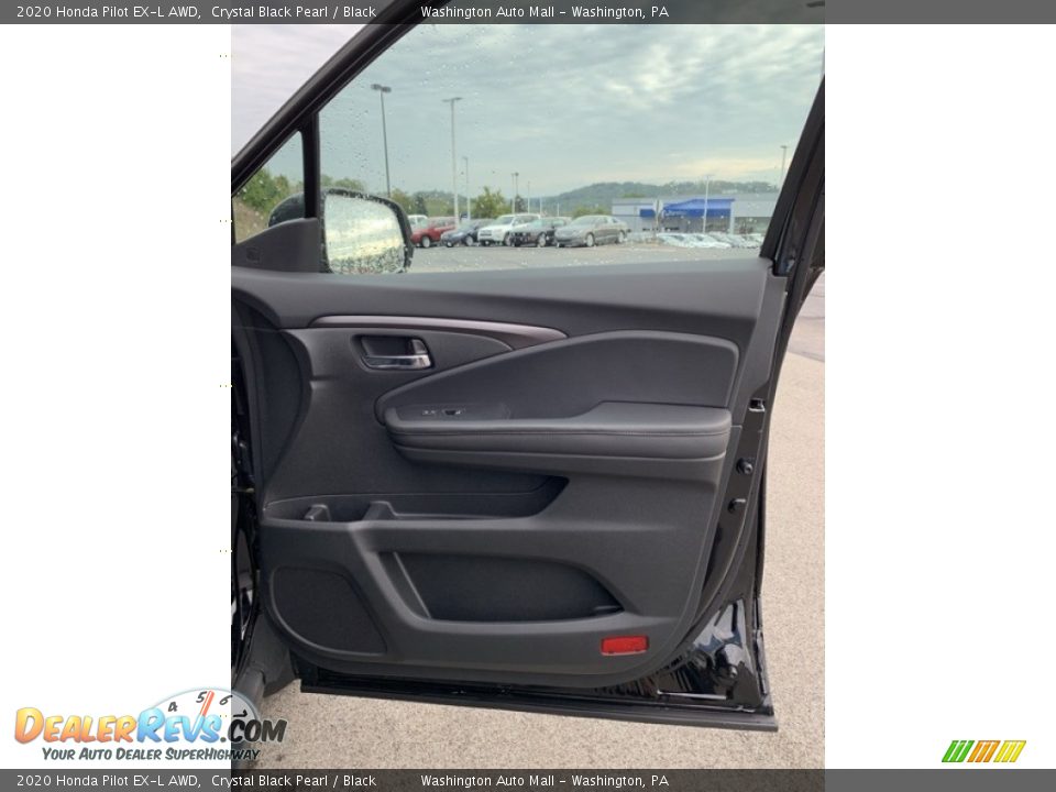 2020 Honda Pilot EX-L AWD Crystal Black Pearl / Black Photo #31