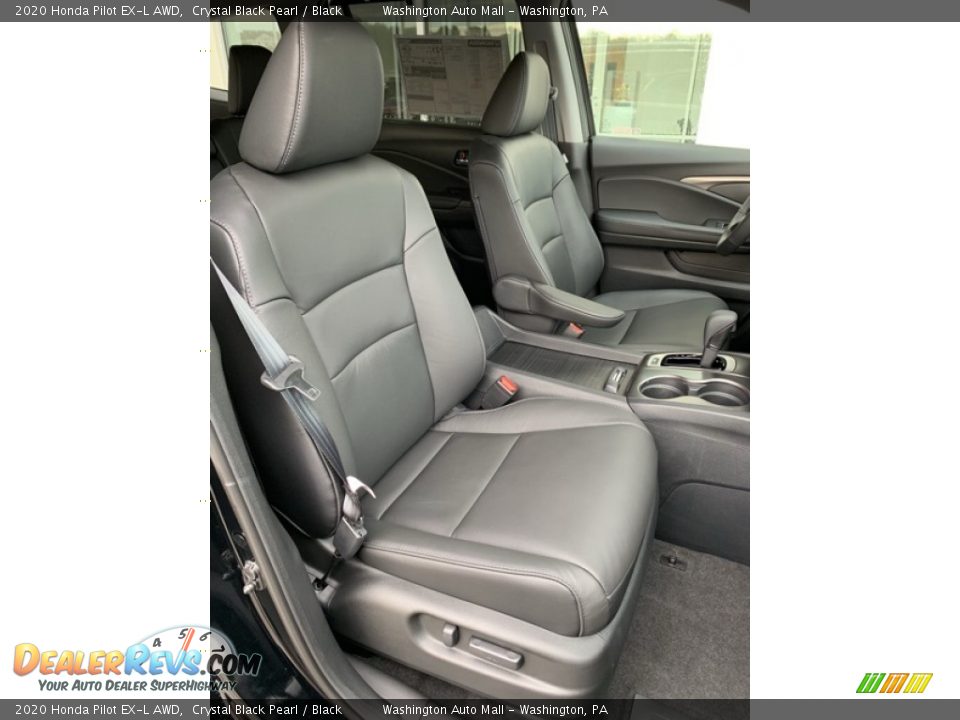2020 Honda Pilot EX-L AWD Crystal Black Pearl / Black Photo #32