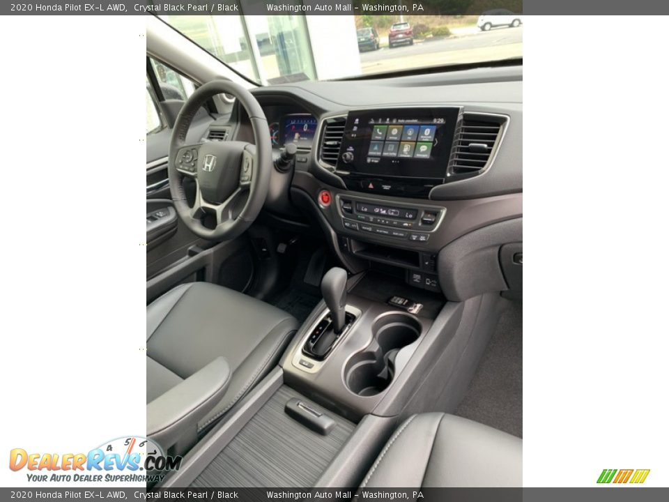 2020 Honda Pilot EX-L AWD Crystal Black Pearl / Black Photo #33