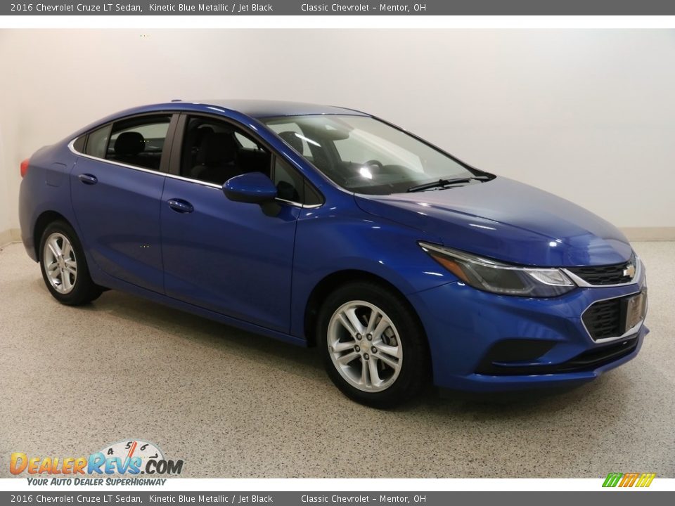 2016 Chevrolet Cruze LT Sedan Kinetic Blue Metallic / Jet Black Photo #1