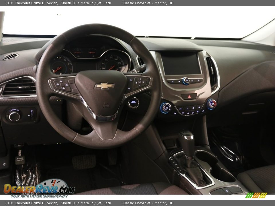 2016 Chevrolet Cruze LT Sedan Kinetic Blue Metallic / Jet Black Photo #6