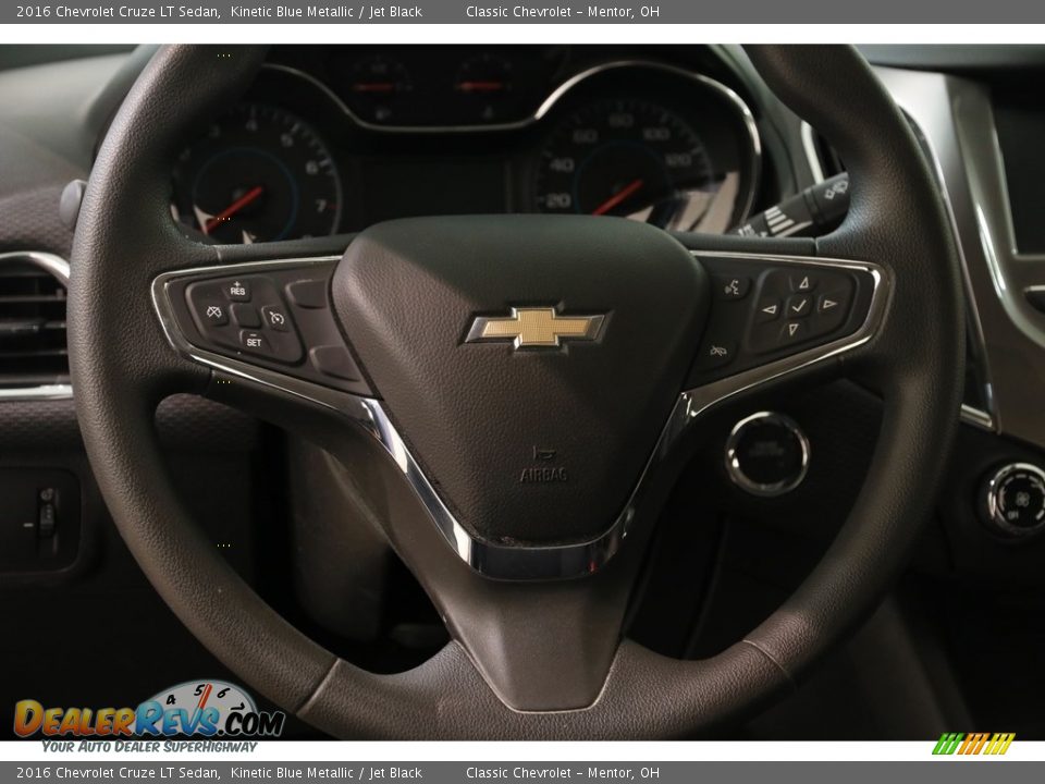 2016 Chevrolet Cruze LT Sedan Kinetic Blue Metallic / Jet Black Photo #7
