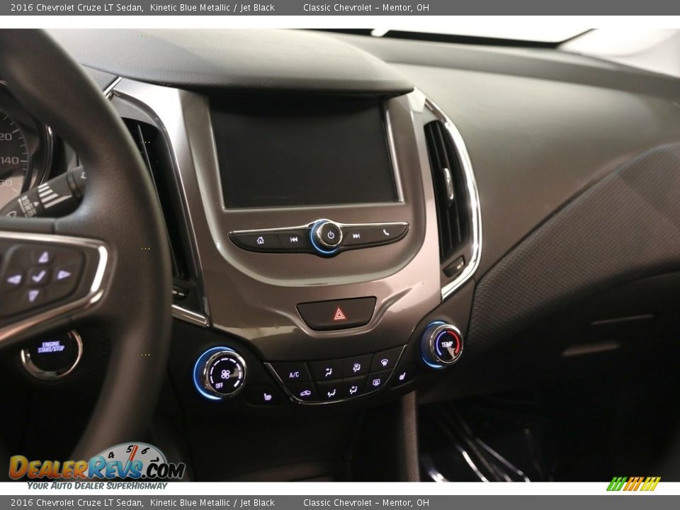 2016 Chevrolet Cruze LT Sedan Kinetic Blue Metallic / Jet Black Photo #9