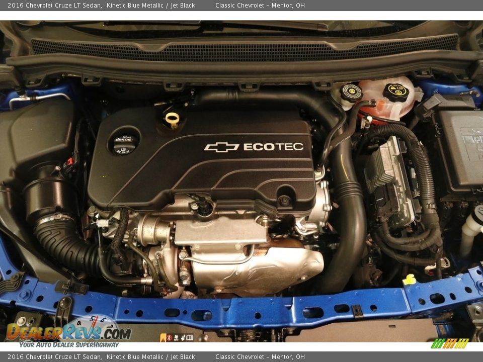 2016 Chevrolet Cruze LT Sedan Kinetic Blue Metallic / Jet Black Photo #20