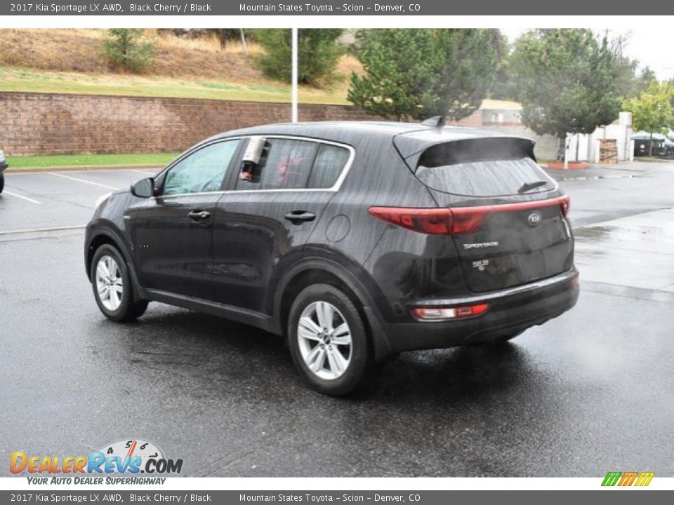 2017 Kia Sportage LX AWD Black Cherry / Black Photo #4