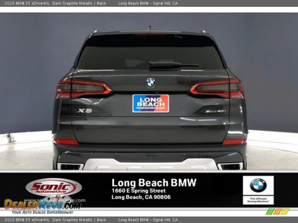 2020 BMW X5 sDrive40i Dark Graphite Metallic / Black Photo #3