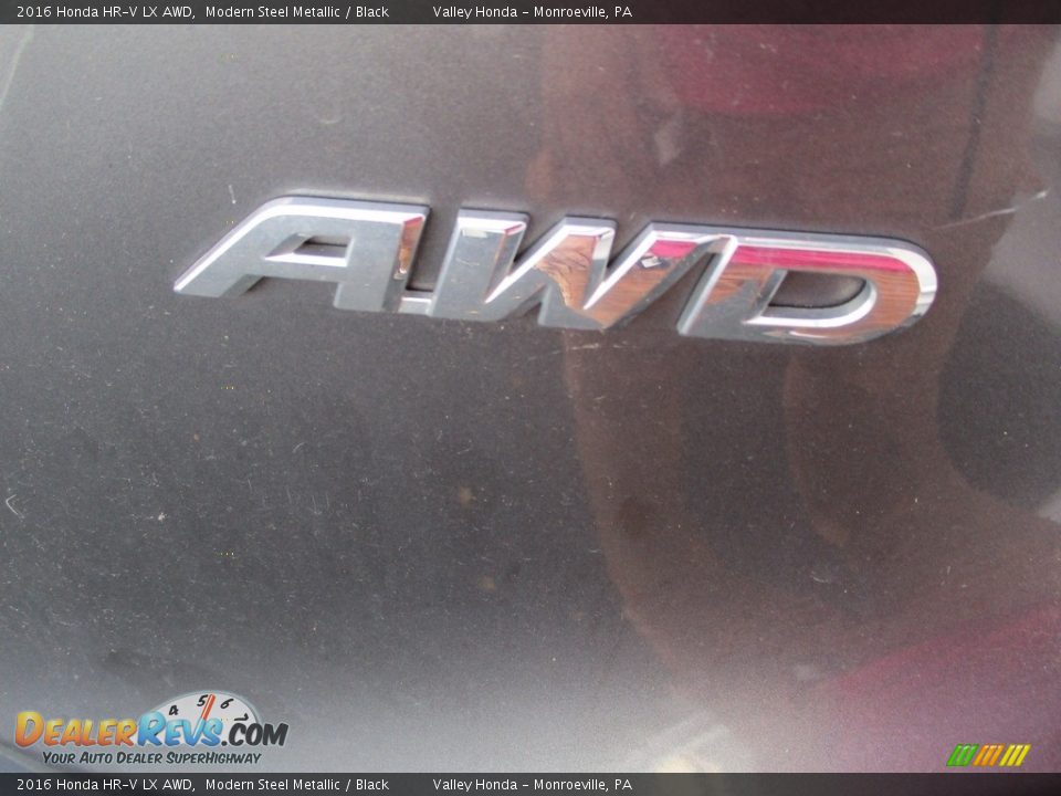 2016 Honda HR-V LX AWD Modern Steel Metallic / Black Photo #6
