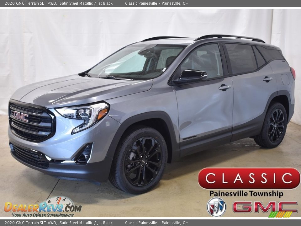 2020 GMC Terrain SLT AWD Satin Steel Metallic / Jet Black Photo #1