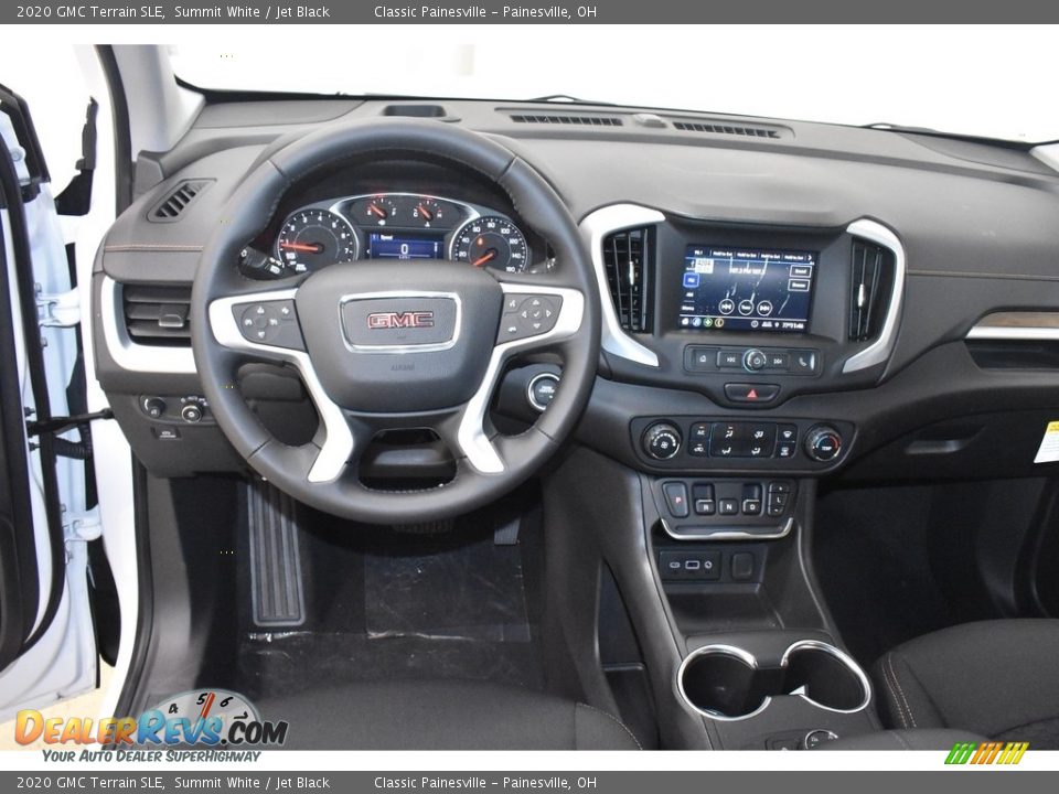 2020 GMC Terrain SLE Summit White / Jet Black Photo #7