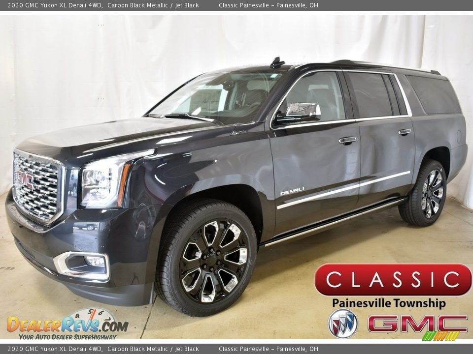 2020 GMC Yukon XL Denali 4WD Carbon Black Metallic / Jet Black Photo #1