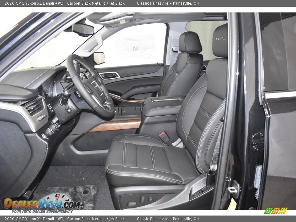 Jet Black Interior - 2020 GMC Yukon XL Denali 4WD Photo #7