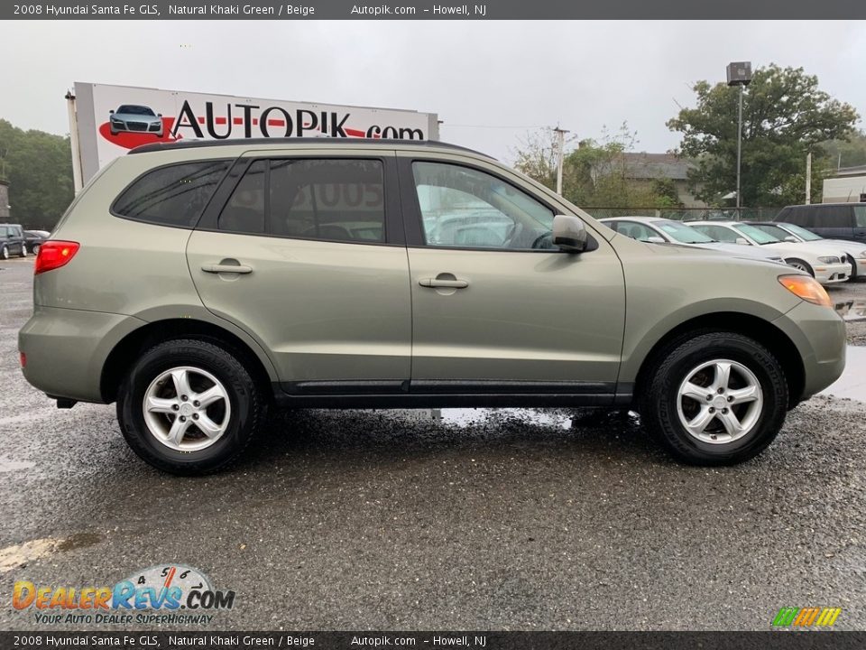 2008 Hyundai Santa Fe GLS Natural Khaki Green / Beige Photo #2