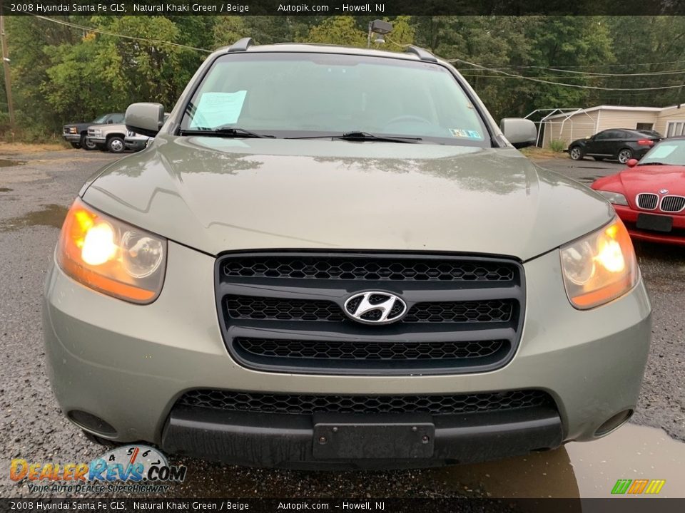 2008 Hyundai Santa Fe GLS Natural Khaki Green / Beige Photo #7