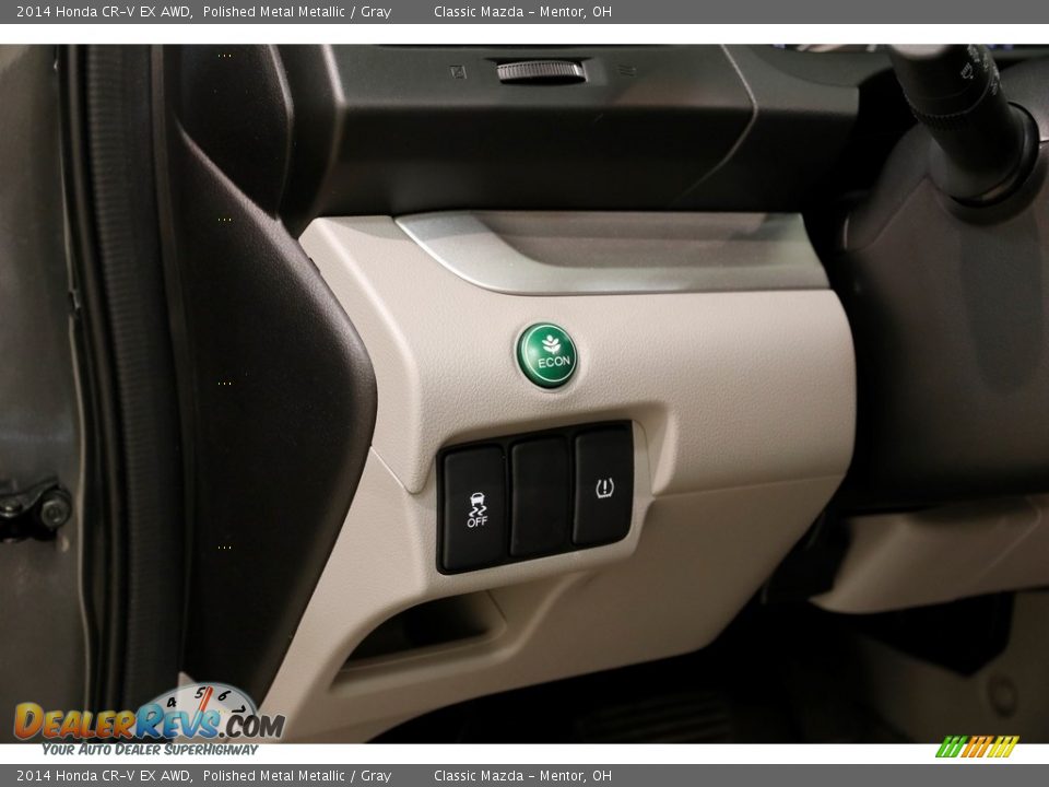 2014 Honda CR-V EX AWD Polished Metal Metallic / Gray Photo #6