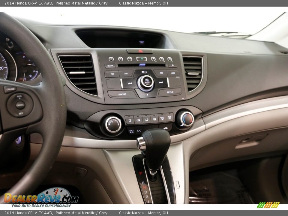 2014 Honda CR-V EX AWD Polished Metal Metallic / Gray Photo #10