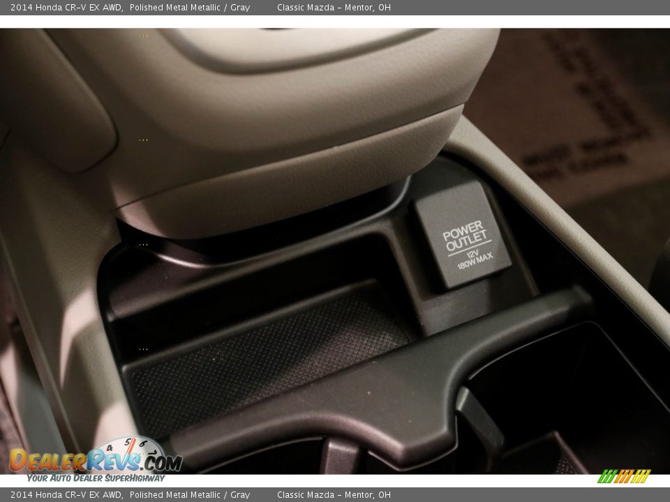 2014 Honda CR-V EX AWD Polished Metal Metallic / Gray Photo #14