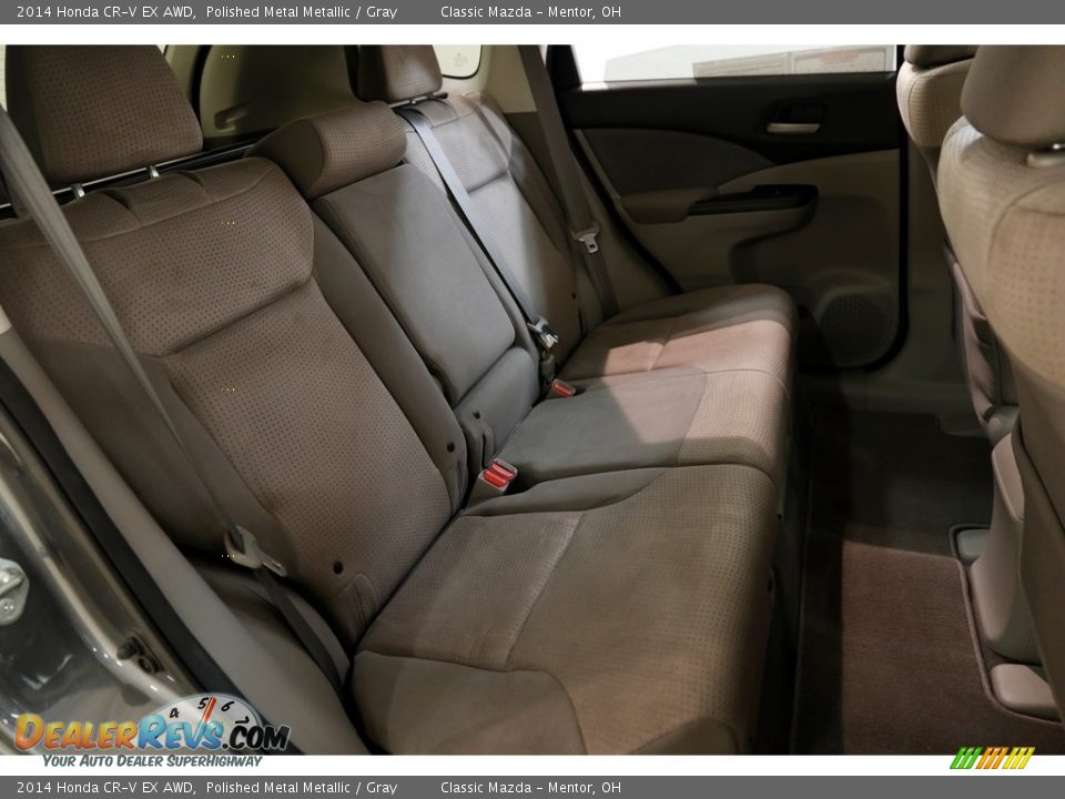 2014 Honda CR-V EX AWD Polished Metal Metallic / Gray Photo #16