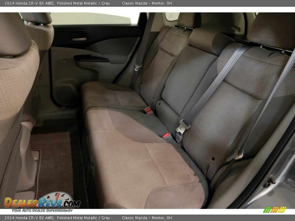 2014 Honda CR-V EX AWD Polished Metal Metallic / Gray Photo #17