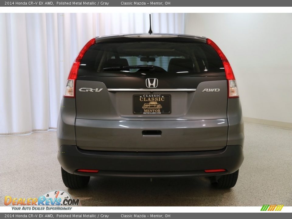 2014 Honda CR-V EX AWD Polished Metal Metallic / Gray Photo #18