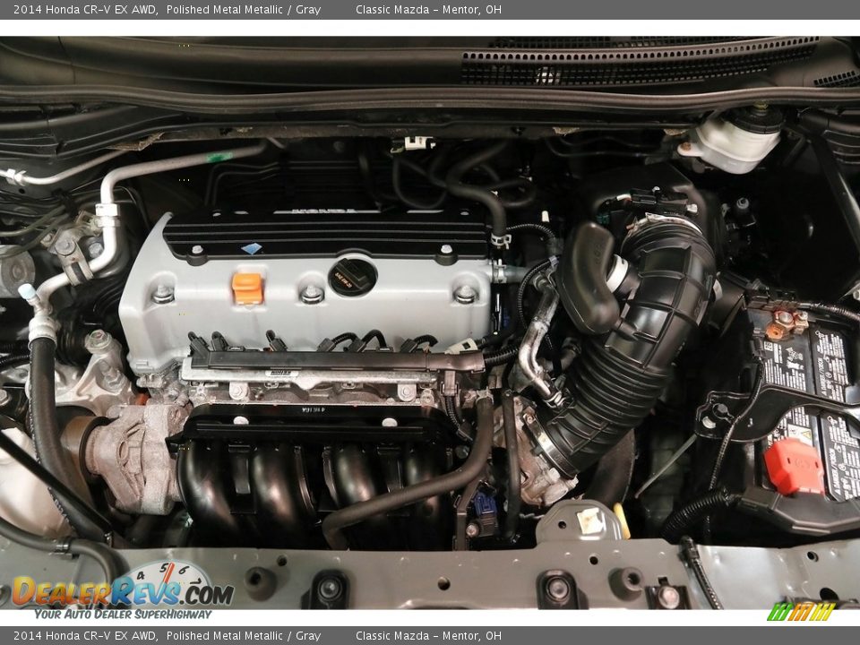 2014 Honda CR-V EX AWD Polished Metal Metallic / Gray Photo #19