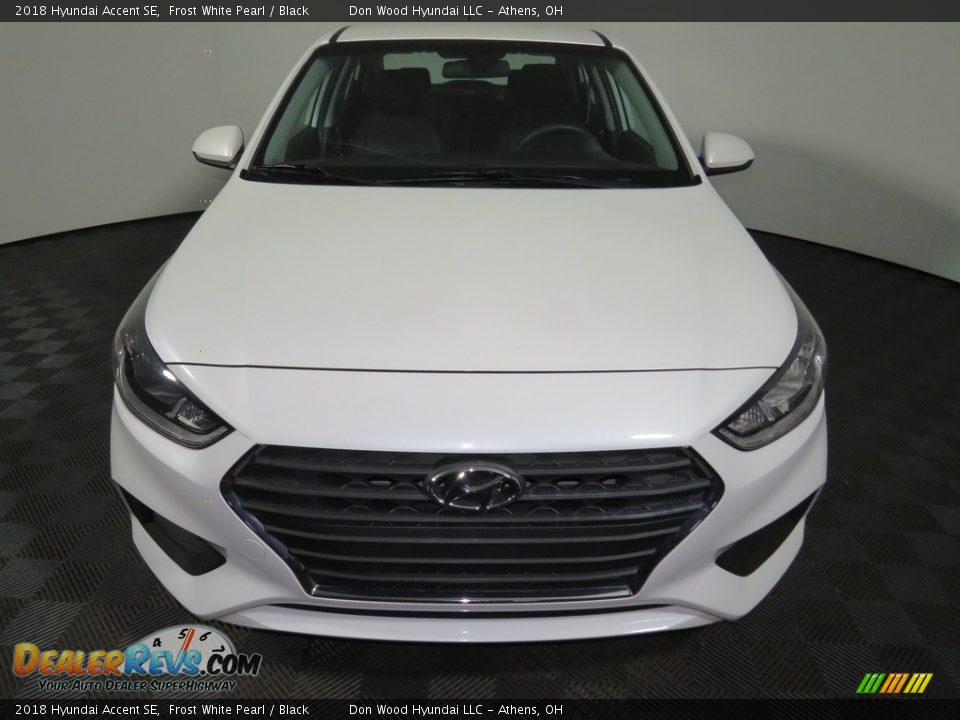 2018 Hyundai Accent SE Frost White Pearl / Black Photo #4