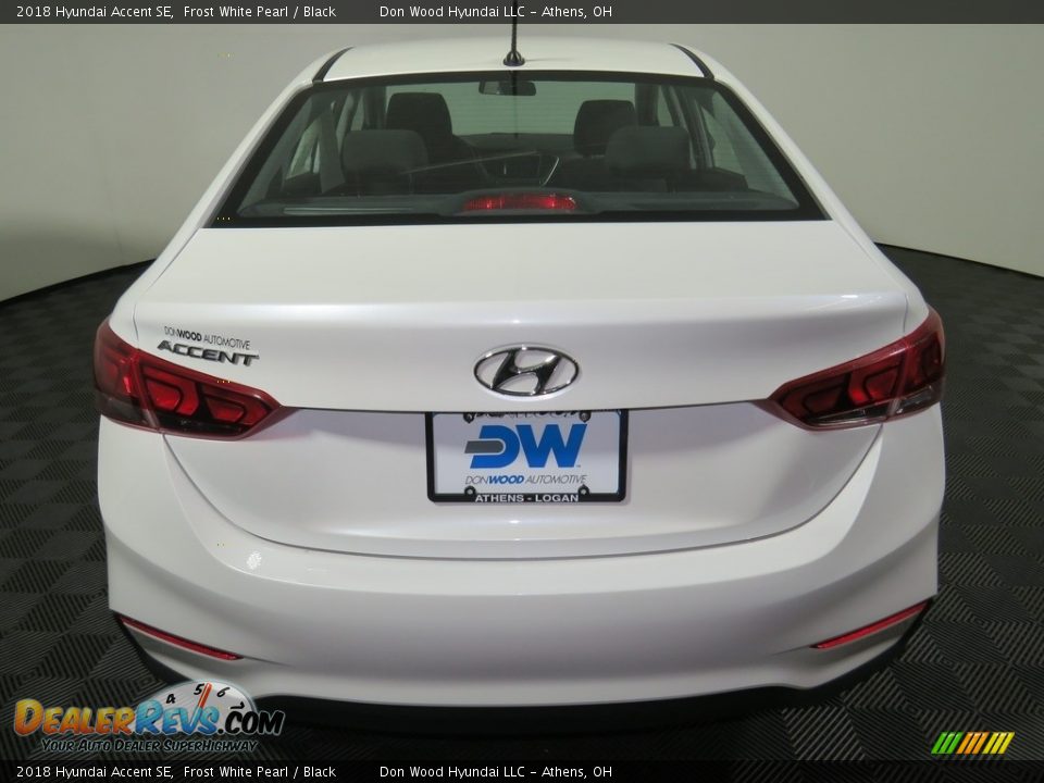 2018 Hyundai Accent SE Frost White Pearl / Black Photo #11