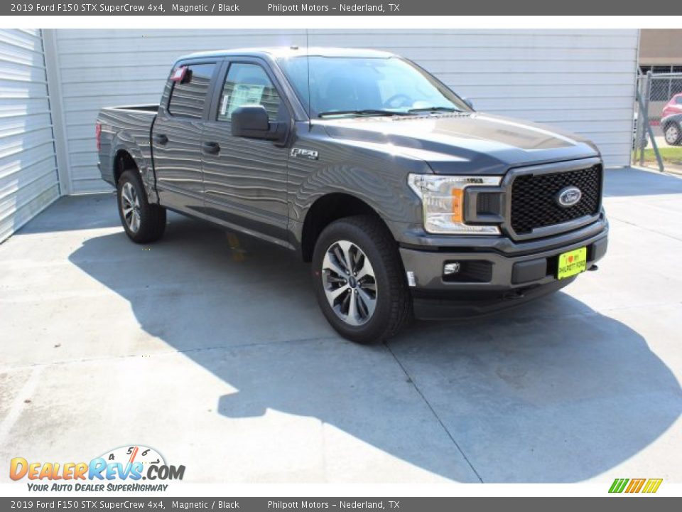 2019 Ford F150 STX SuperCrew 4x4 Magnetic / Black Photo #2