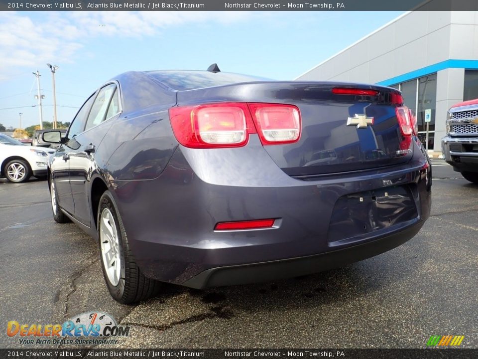 2014 Chevrolet Malibu LS Atlantis Blue Metallic / Jet Black/Titanium Photo #5