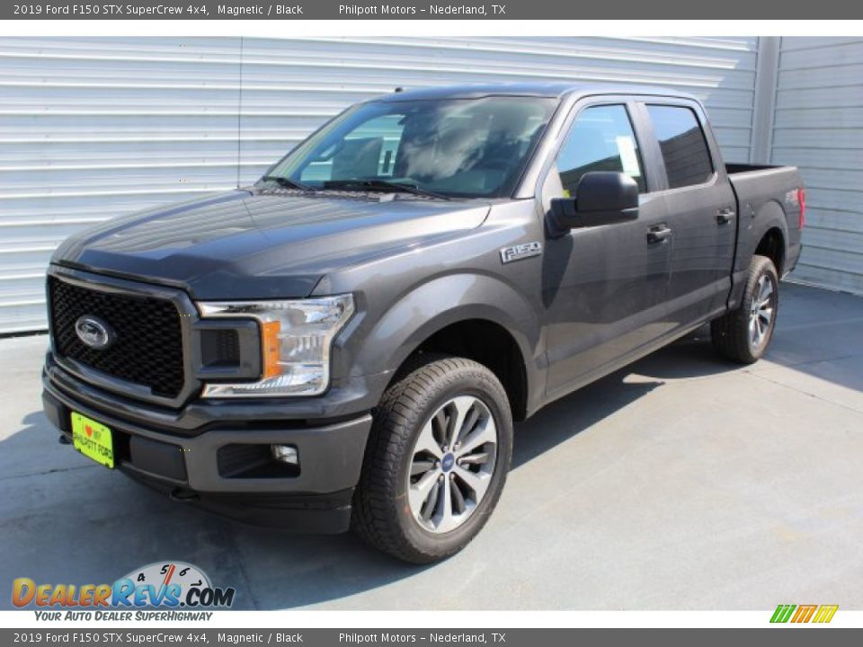 2019 Ford F150 STX SuperCrew 4x4 Magnetic / Black Photo #4