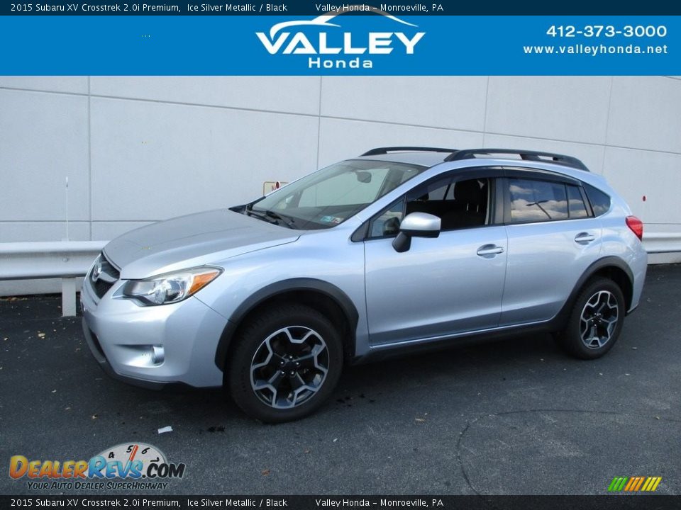 2015 Subaru XV Crosstrek 2.0i Premium Ice Silver Metallic / Black Photo #1