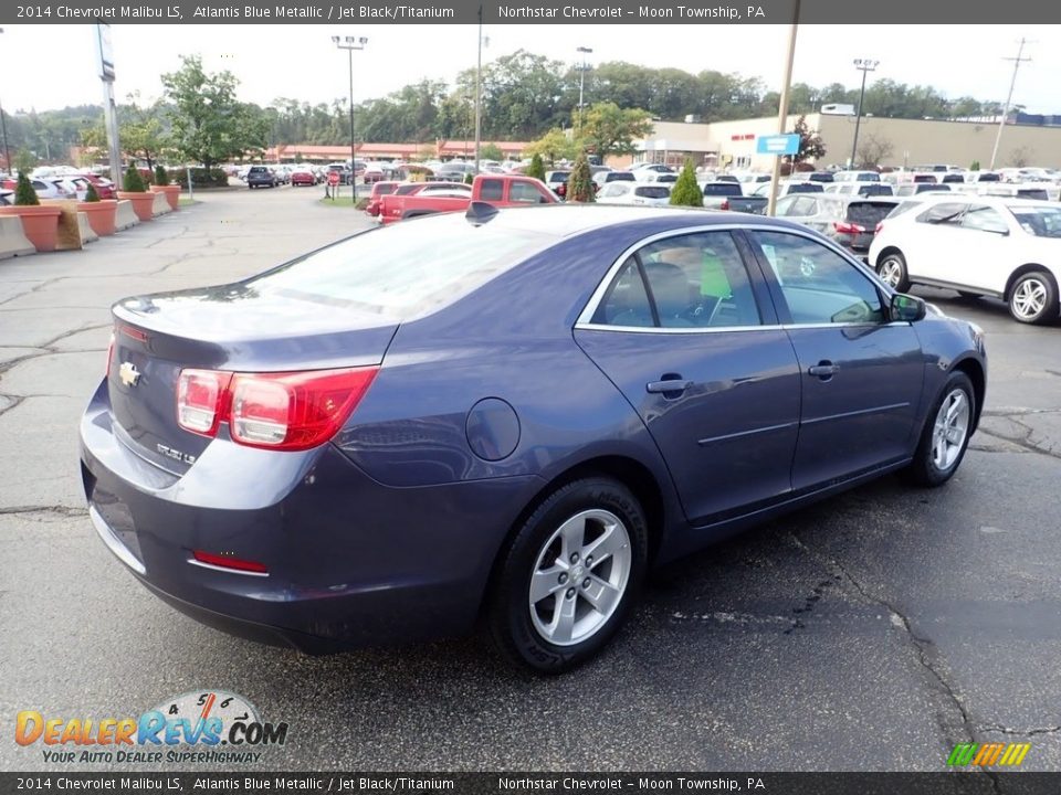 2014 Chevrolet Malibu LS Atlantis Blue Metallic / Jet Black/Titanium Photo #9