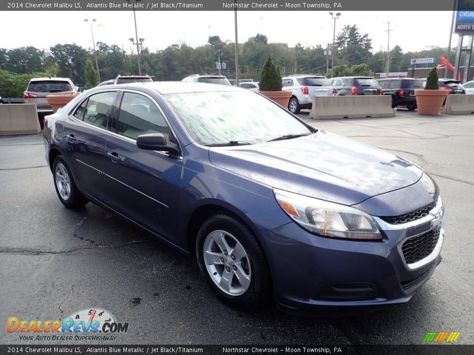 2014 Chevrolet Malibu LS Atlantis Blue Metallic / Jet Black/Titanium Photo #11