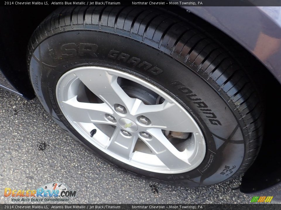 2014 Chevrolet Malibu LS Atlantis Blue Metallic / Jet Black/Titanium Photo #14