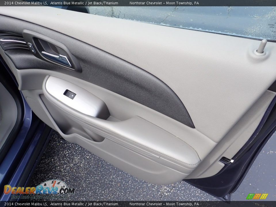 2014 Chevrolet Malibu LS Atlantis Blue Metallic / Jet Black/Titanium Photo #17