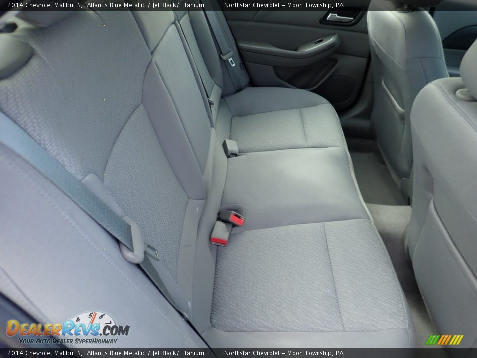 2014 Chevrolet Malibu LS Atlantis Blue Metallic / Jet Black/Titanium Photo #18