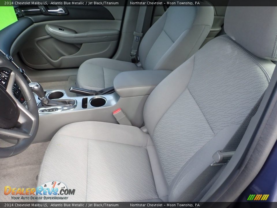 2014 Chevrolet Malibu LS Atlantis Blue Metallic / Jet Black/Titanium Photo #20