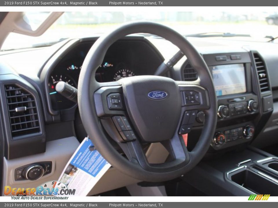 2019 Ford F150 STX SuperCrew 4x4 Magnetic / Black Photo #21