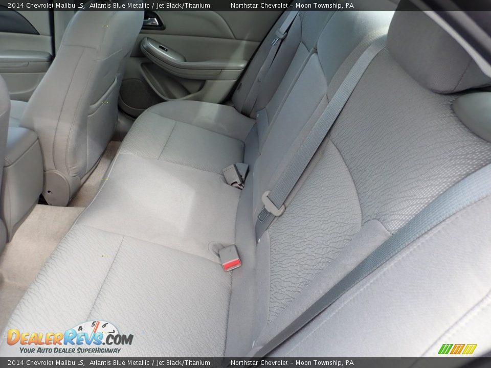 2014 Chevrolet Malibu LS Atlantis Blue Metallic / Jet Black/Titanium Photo #21