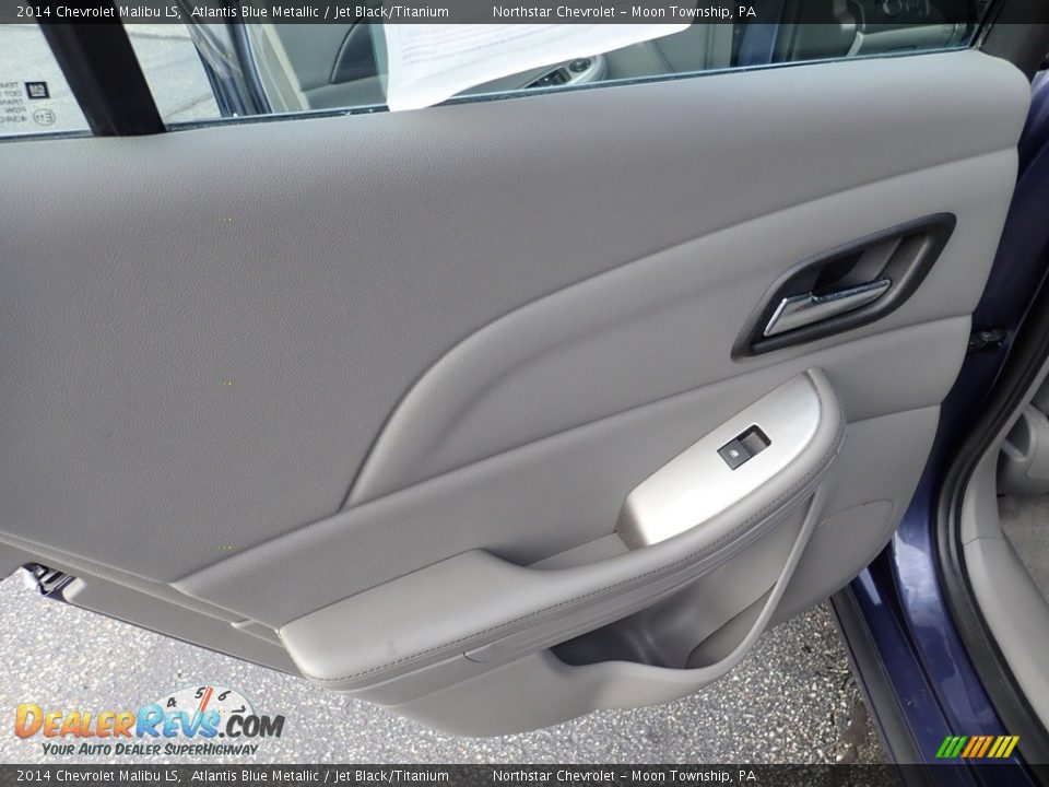 2014 Chevrolet Malibu LS Atlantis Blue Metallic / Jet Black/Titanium Photo #23