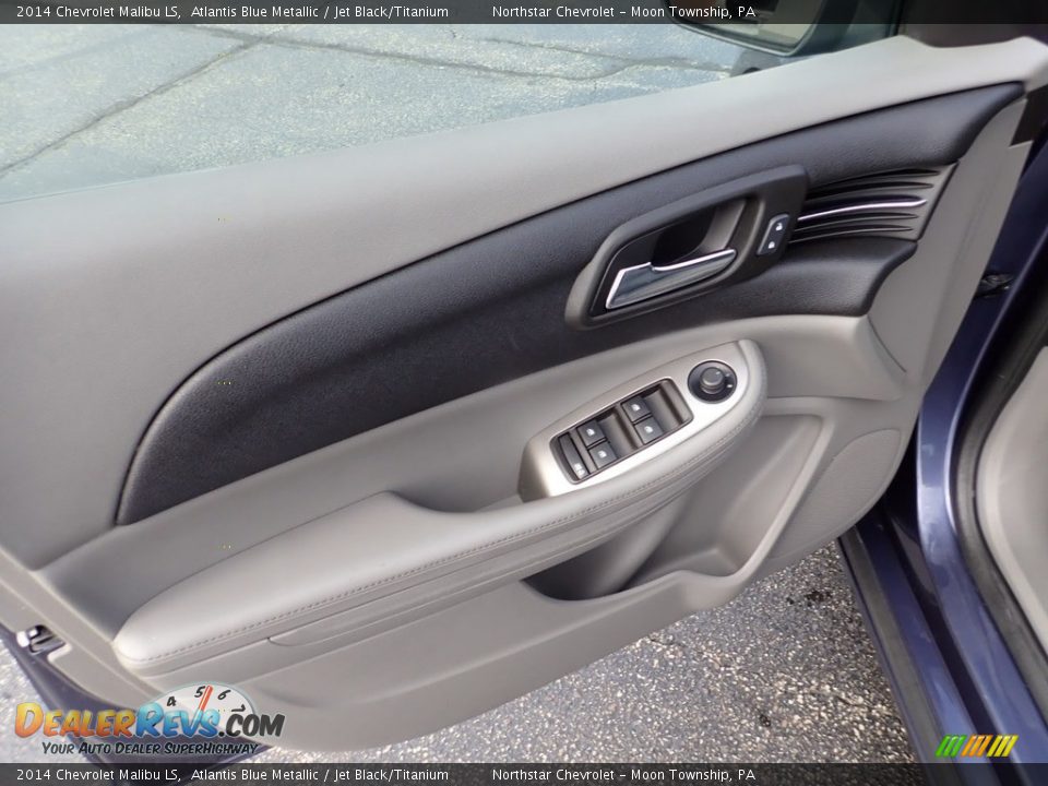 2014 Chevrolet Malibu LS Atlantis Blue Metallic / Jet Black/Titanium Photo #24