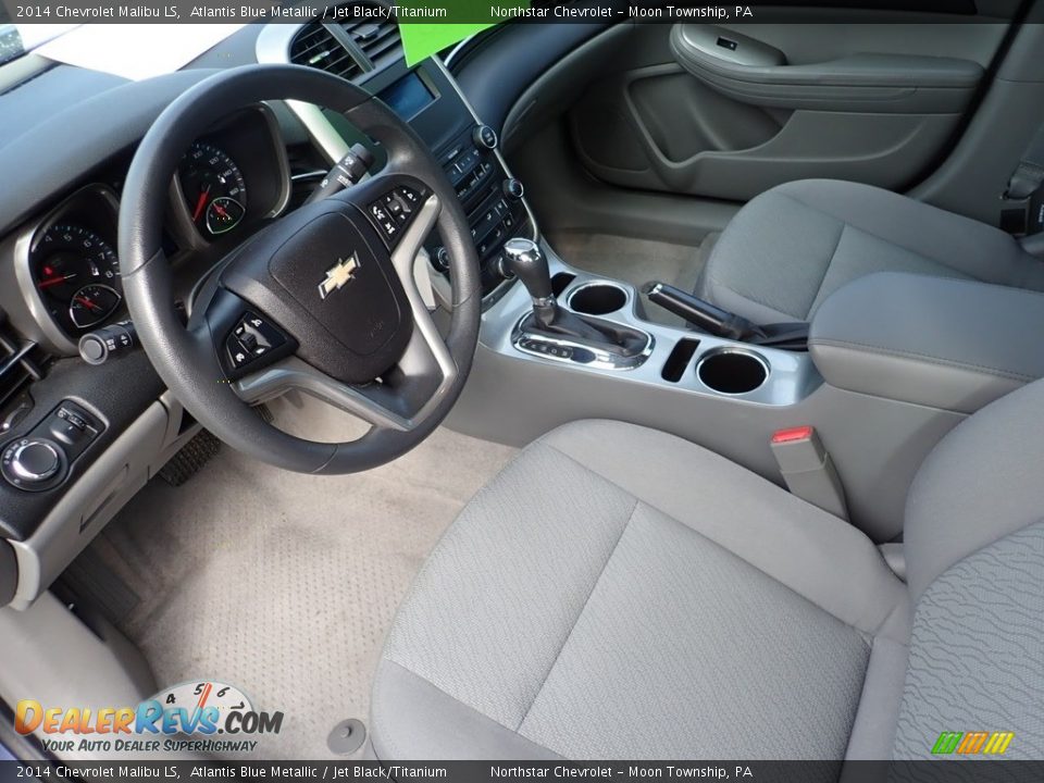 2014 Chevrolet Malibu LS Atlantis Blue Metallic / Jet Black/Titanium Photo #25