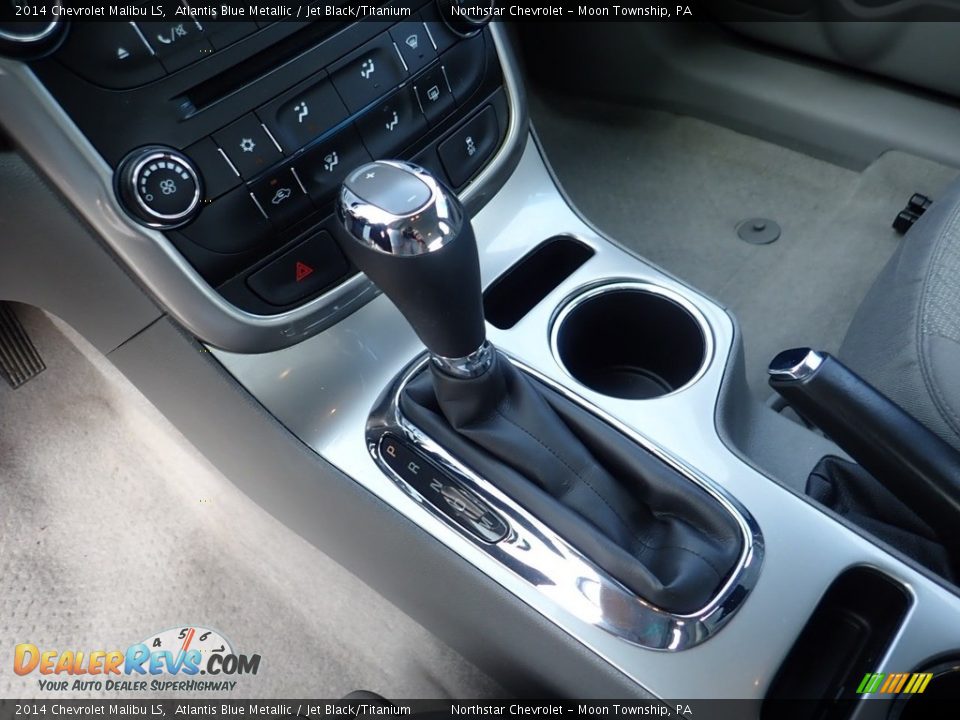 2014 Chevrolet Malibu LS Atlantis Blue Metallic / Jet Black/Titanium Photo #26