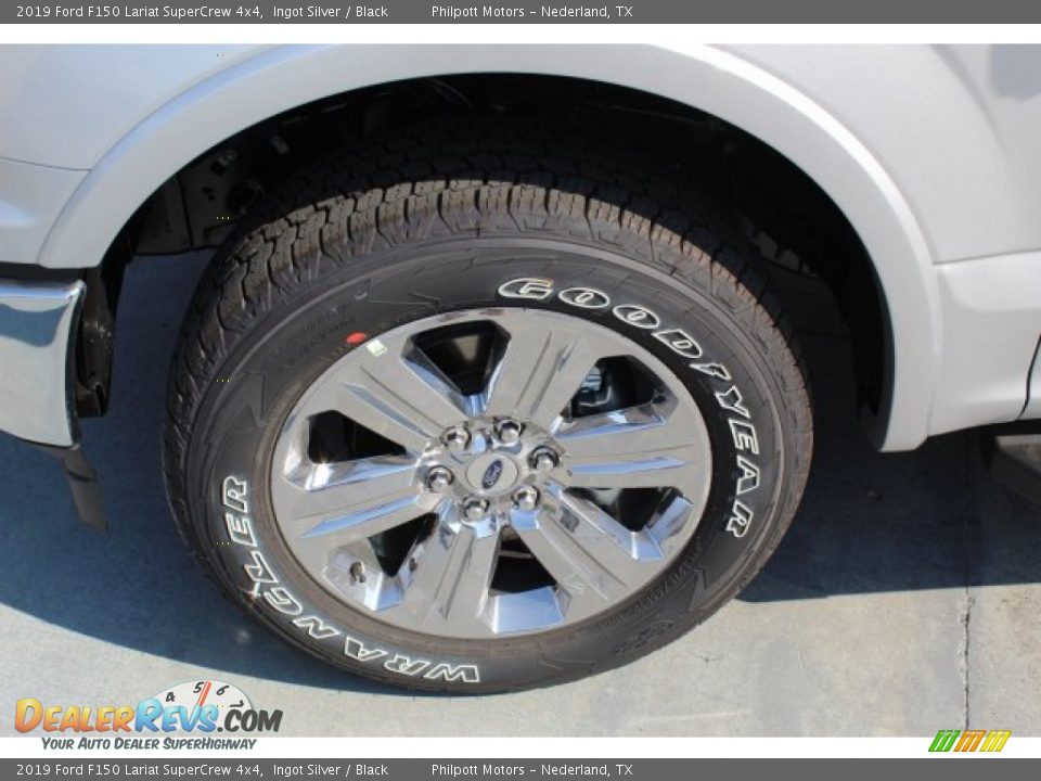 2019 Ford F150 Lariat SuperCrew 4x4 Ingot Silver / Black Photo #5