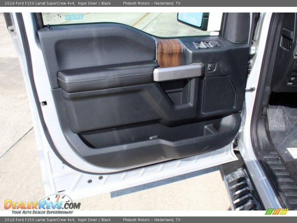 2019 Ford F150 Lariat SuperCrew 4x4 Ingot Silver / Black Photo #9